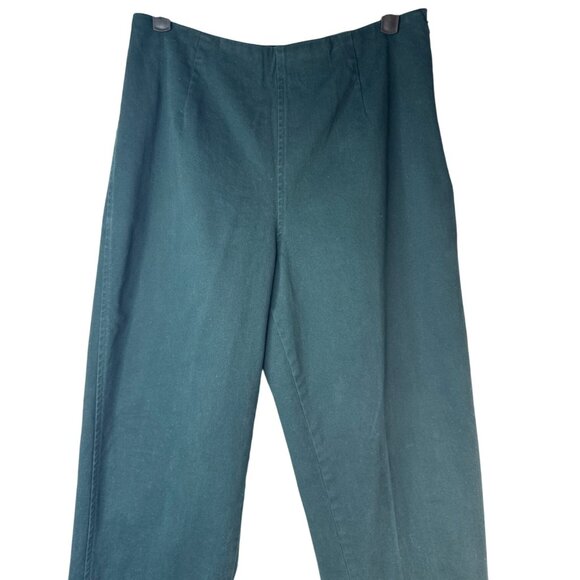 2/$30 Talbots Womens Size 8 Green Pants Cotton & Lycra Blend - Picture 5 of 13
